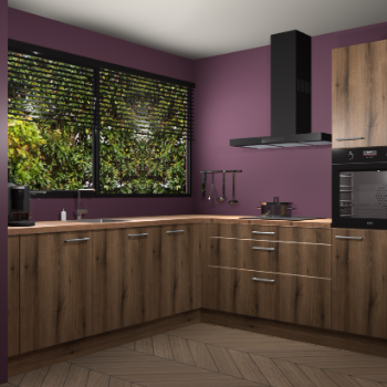 Gouden eiken keuken IJsland 31320