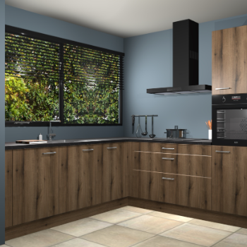 Gouden eiken keuken IJsland 31351