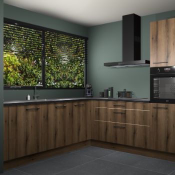 Gouden eiken keuken IJsland 31353