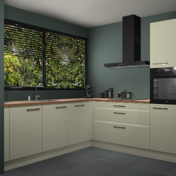 Magnolia hoogglans keuken IJsland 31456