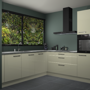 Magnolia hoogglans keuken IJsland 31462