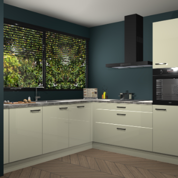 Magnolia hoogglans keuken IJsland 31475