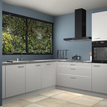 Zijdegrijze keuken IJsland 31538