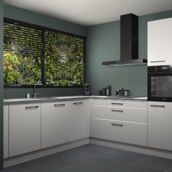 Zijdegrijze keuken IJsland 31540