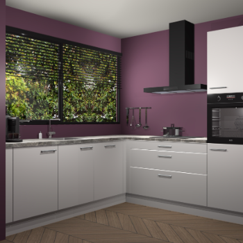 Zijdegrijze keuken IJsland 31549