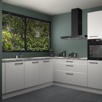 Zijdegrijze keuken IJsland 31552