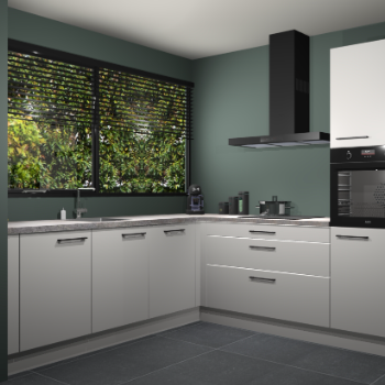 Zijdegrijze keuken IJsland 31558