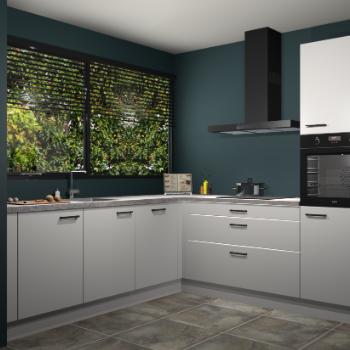 Zijdegrijze keuken IJsland 31559