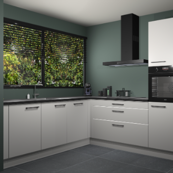 Zijdegrijze keuken IJsland 31564