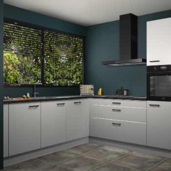 Zijdegrijze keuken IJsland 31565