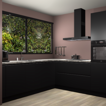 Zwarte greeploze keuken IJsland 31630