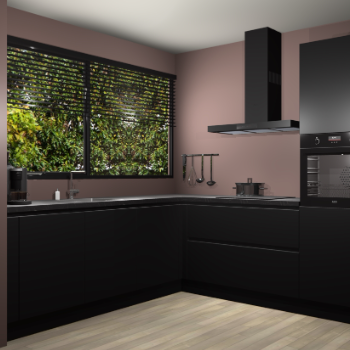 Zwarte greeploze keuken IJsland 31642