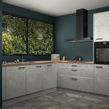 Beton opaal keuken IJsland 31809