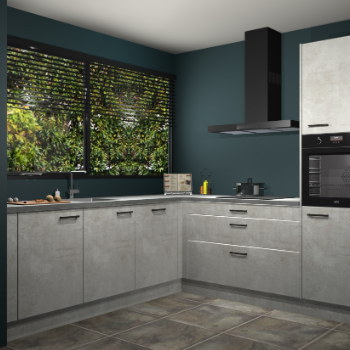 Beton opaal keuken IJsland 31815