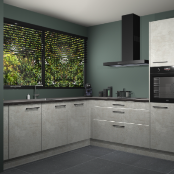 Beton opaal keuken IJsland 31820