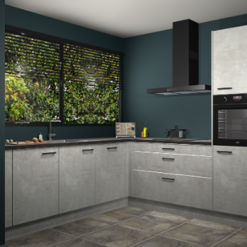 Beton opaal keuken IJsland 31821