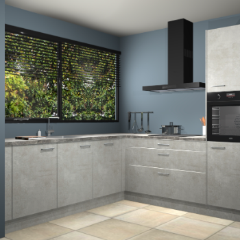 Beton opaal keuken IJsland 31824