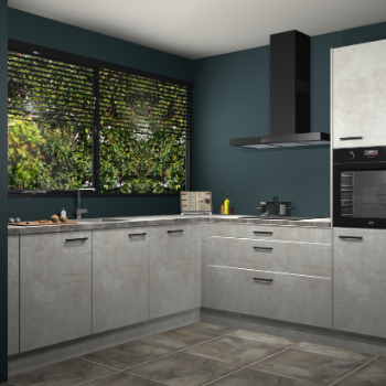 Beton opaal keuken IJsland 31827