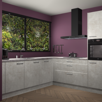 Beton opaal keuken IJsland 31829