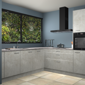 Beton opaal keuken IJsland 31830