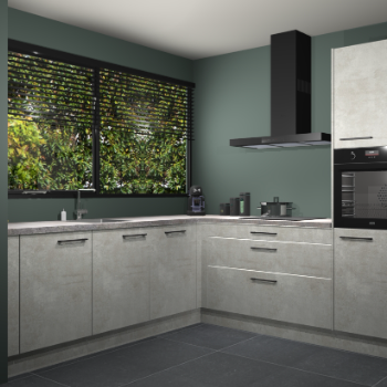 Beton opaal keuken IJsland 31832