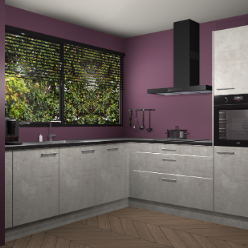 Beton opaal keuken IJsland 31835