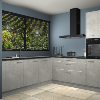 Beton opaal keuken IJsland 31836