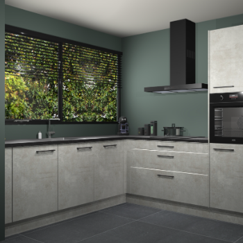 Beton opaal keuken IJsland 31838