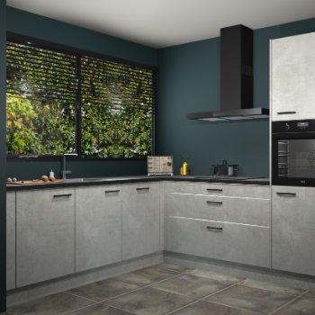 Beton opaal keuken IJsland 31839