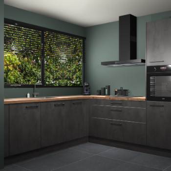 Beton antraciet keuken IJsland 31884