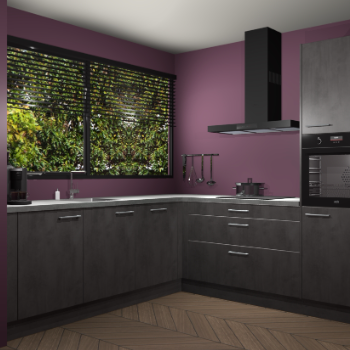 Beton antraciet keuken IJsland 31887