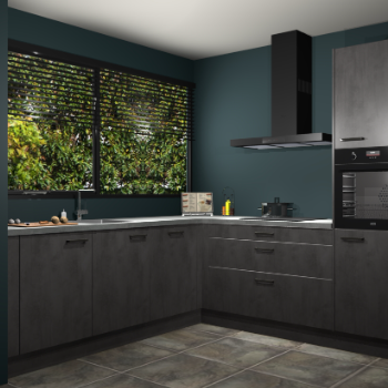 Beton antraciet keuken IJsland 31891