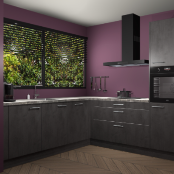 Beton antraciet keuken IJsland 31899