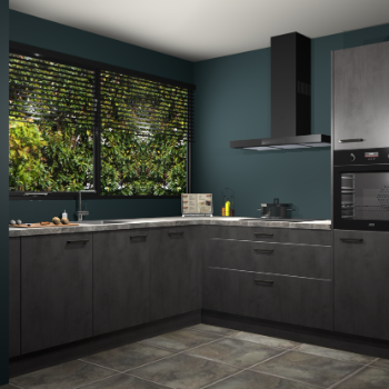 Beton antraciet keuken IJsland 31903