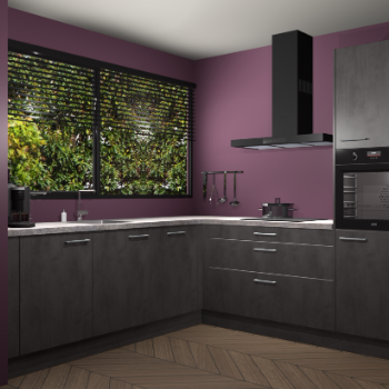 Beton antraciet keuken IJsland 31905