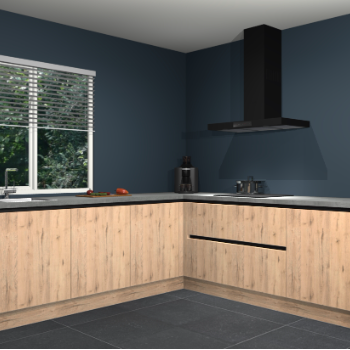 Madera natuur greeploze keuken Letland 32082