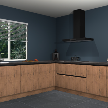 Astoria eiken greeploze keuken Letland 32125