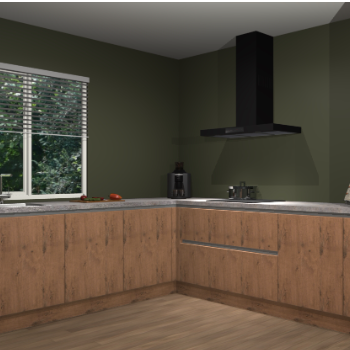 Astoria eiken greeploze keuken Letland 32134