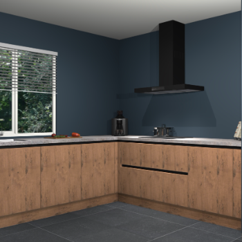 Astoria eiken greeploze keuken Letland 32137