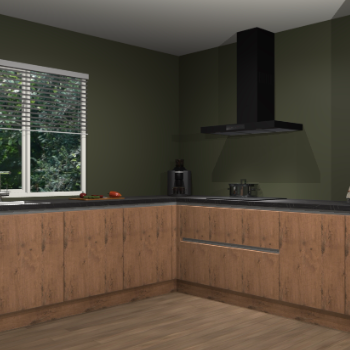 Astoria eiken greeploze keuken Letland 32140