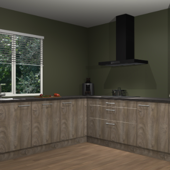 Cantaro eiken keuken Letland 32176