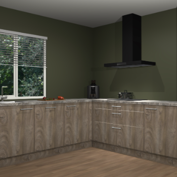 Cantaro eiken keuken Letland 32182