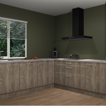 Cantaro eiken keuken Letland 32188