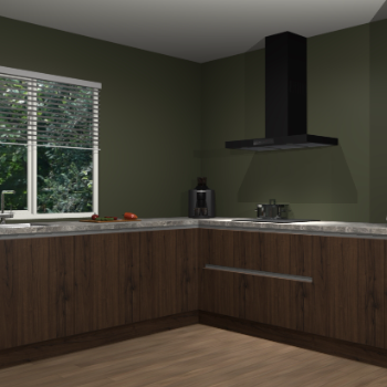 Noten greeploze keuken Letland 32221