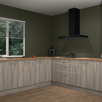 Vuren keuken Letland 32240