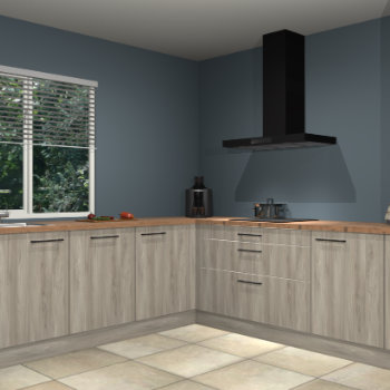 Vuren keuken Letland 32243