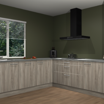 Vuren keuken Letland 32246