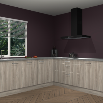 Vuren keuken Letland 32247