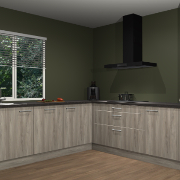 Vuren keuken Letland 32252