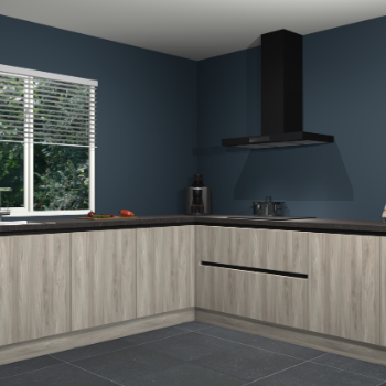 Vuren greeploze keuken Letland 32257